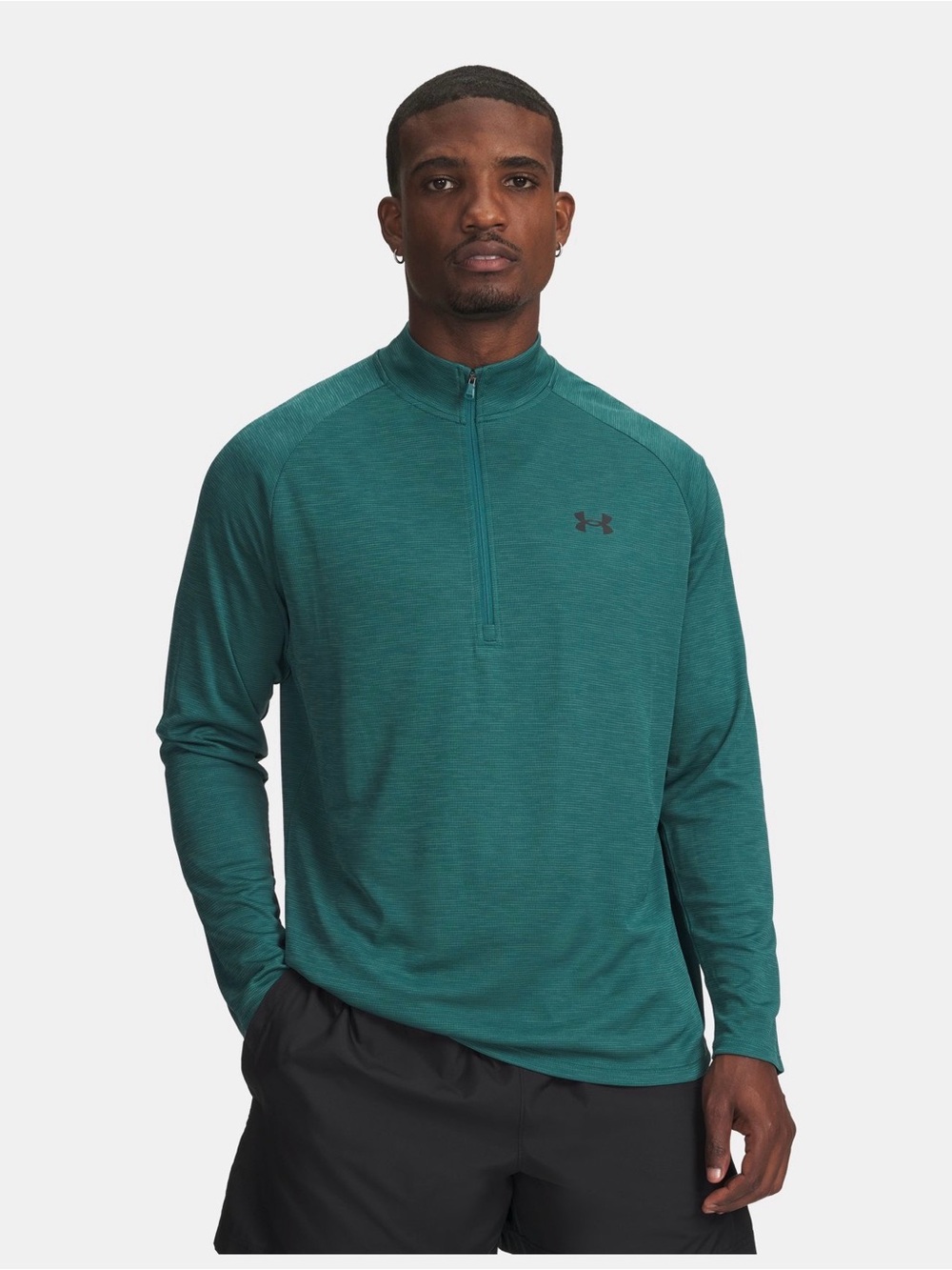 NWT Under Armour UA Tech Textured 1/2 Zip Pullover Men’s M Green